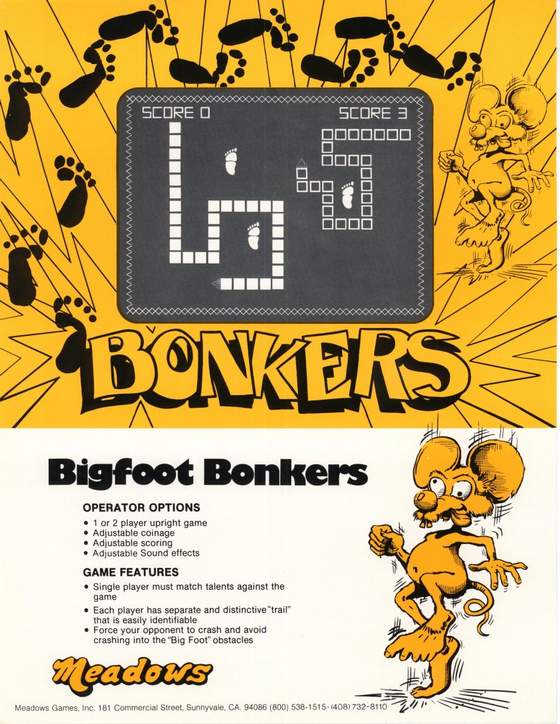 Bigfoot Bonkers Flyer: Front